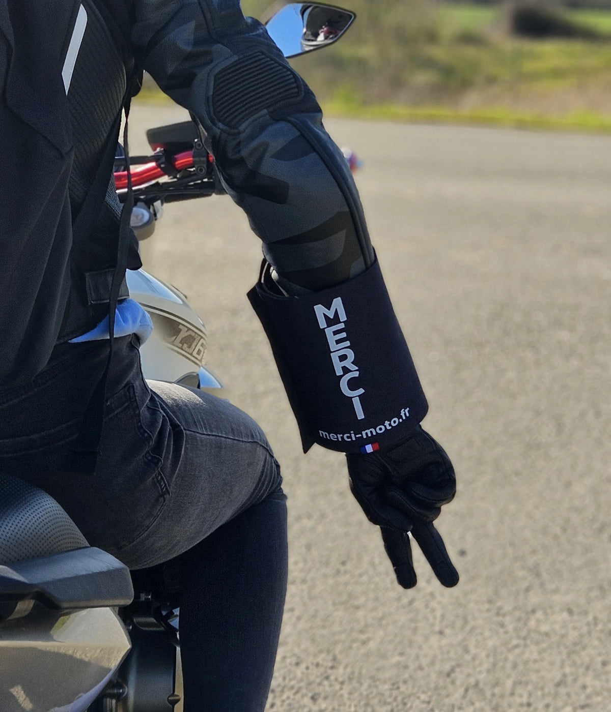 Brassard classique Merci-Moto