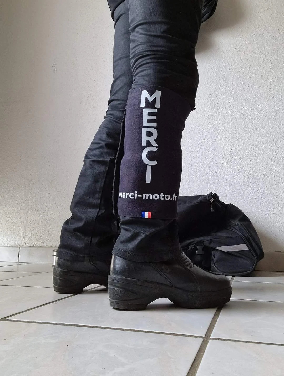 photo jambière d'une cliente