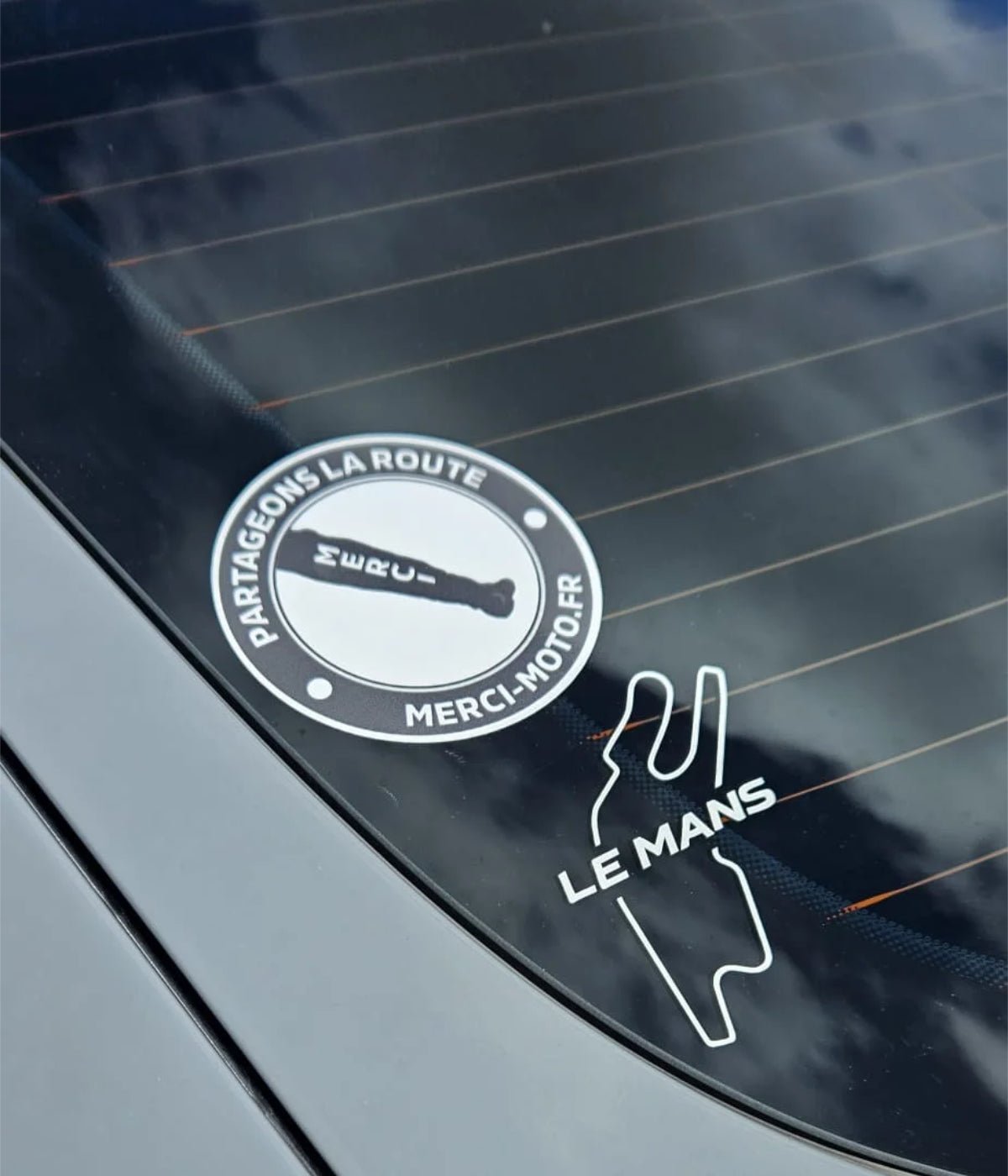 Autocollant Merci - Moto - Merci - moto